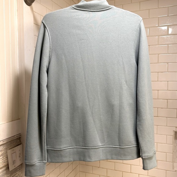 Michael Kors Full Zipper Sweater, Chambray, Blue Size Extra Large - Picture 5 of 11